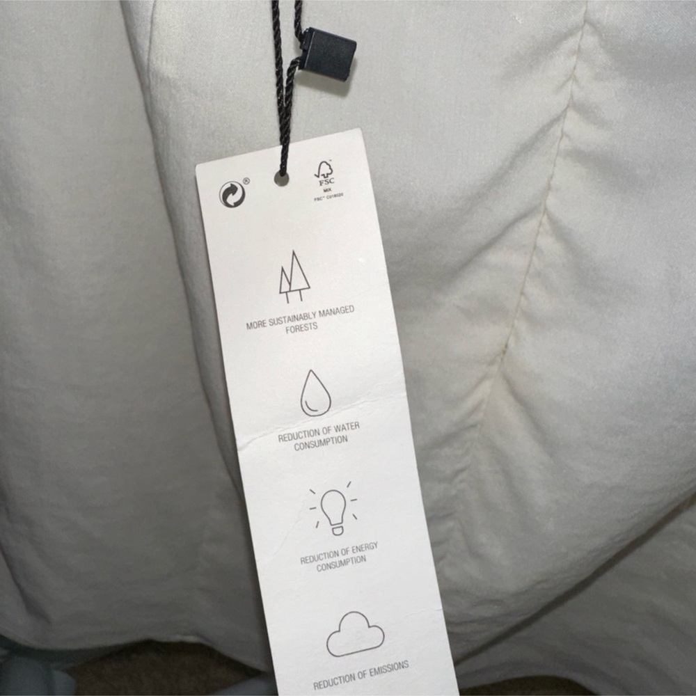 ZARA White Cut-Out Mini‎ Dress | Size M | NWT - Picture 5 of 5